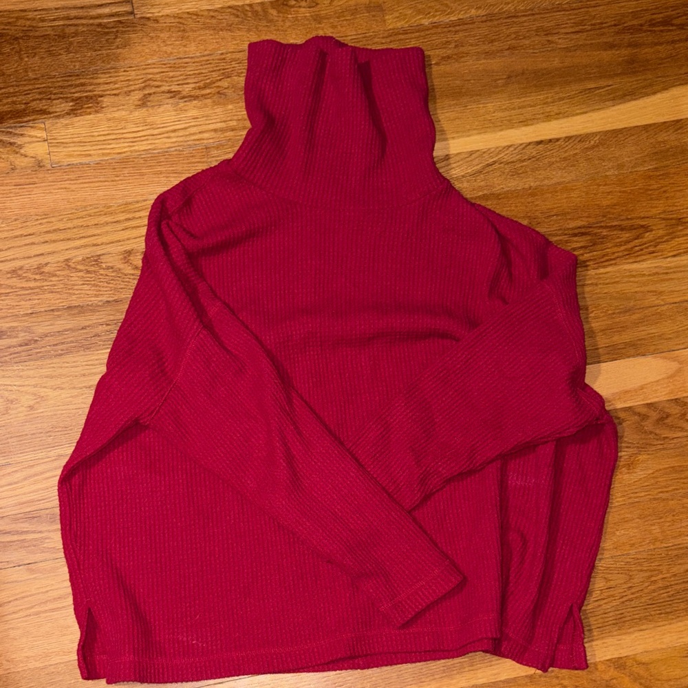 Old Navy Bold Red Cowl Neck Sweater